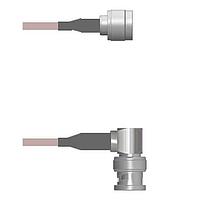 Amphenol Custom Cable Q-2J00F000H011i RF Cable Assemblies N-SP/BNC-RP G142 11I