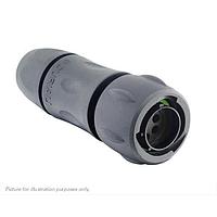 Eaton Souriau-Sunbank UTSX6JC106P Plugs Plug, with cable gland backshell, for 6 male contacts, IP68/69K