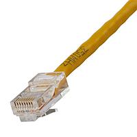 AIM-Cambridge / Cinch Connectivity Solutions 73-7775-7 Cat 5e CAT5E Assembled Patch Cable  7 ft  Yellow