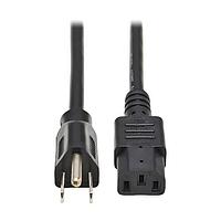 Tripp Lite P006-002-13A AC Power Cord 16AWG SJT 13A 125V 5-15P TO C13 1'