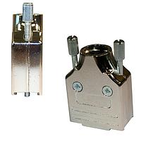 NorComp 952-037-030R121 Strain Relief Backshell 37P w/ Strain Relief Die Cast Nickel