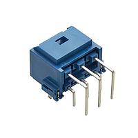 Molex 203555-1026 Power CP-6.5 HDR 6.5mm DR 6CKT RA POLZ TH BLU