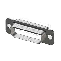 MH Connectors MHDBC15SP-NW D-Sub Housing 15 WAY MALE D CRIMP NICKEL WHITE