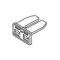 AMP Connectors - TE Connectivity 174353-7 Double Lock Plate 2P ECONOSEAL PLATE