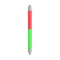 Banner Engineering WLS27CGRX2S-0570DS24Q LED Flexible Strips WLS27 Two Segment Light Strip; Length: 570 mm; Voltage: 24 V dc; Environmental Rating: IP66; IP67; IP69K; Colors: Green, Red; Cascadable; 4-pin M12 Integral QD