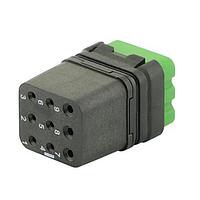 Eaton Souriau-Sunbank 8MQ2M0936BC Modular Connectors - Push Pull MQuick module, unsealed, without contact