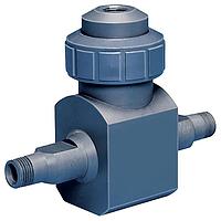 OMEGA FV-236 Plastic Vortex Flow Meter for Corrosive Liquids (16.7 GPM, 1 1/2 in, NPT Male, IP66, NEMA Type 4X)