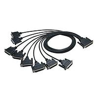 Advantech OPT8C-AE D-Sub Cable 1m Male DB-62 to 8x Male DB-25 Cable