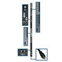 Tripp Lite PDU3EVSR10L1530 PDU - Power Distribution Units Tripp Lite 3-Phase PDU Switched 10kW 200/208/240V 24 C13;6 C19 L15-30P TAA