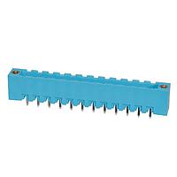 Same Sky (formerly CUI Devices) TBP01R2W-508-12BE Headers Terminal block, pluggable, w screw lock, 5.08, receptical, 12 pole, blue