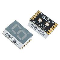 Broadcom HDSM-281C LED Displays Red 624nm 7.5mcd CA SD 7 Segment