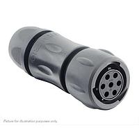 Eaton Souriau-Sunbank UTSX6JC147S Plugs Plug, with cable gland backshell, for 7 female contacts, IP68/69K