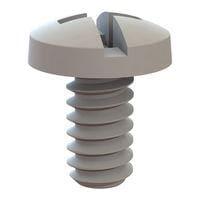 Essentra Components 010632CD025 Machine Screw Binder Combination Screw, #6-32 Thread, 1/4 Lg