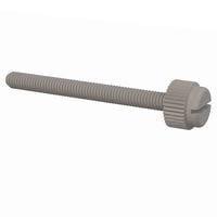 Essentra Components 50M035060T035 Slotted Thumb Slotted Thumb Screw, M3.5 X .6 Thread, 35mm Lg
