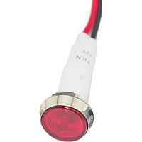 Mallory Sonalert FL1P-10NW-4-R2V Indicators LED RED 10MM NUT 2VAC/DC