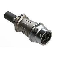 Amphenol SINE Systems AHDM04-18-06PN-C030-059 Connectors Receptacle Kit, shell size 18, 2 positions, pin, shell size 18, wide thread, cable clamp backshell