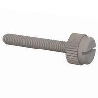 Essentra Components 50M030050T020 Thumb Screw Slotted Thumb Screw, M3 X .5 Thread, 20mm Lg