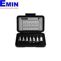 Stanley 89-099 7pcs 1/2 inch Dr. 6PT hex bit socket Set