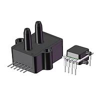 Amphenol All Sensors MLV-L10D-A6BDJ-P Board Mount Pressure Sensors 10inH2O 2Port 12V Jogged Lead