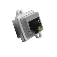 Stewart Connector SS-60400-007 Modular Modular Jack  Vertical  4Port  CAT6  SealJack with LEDs