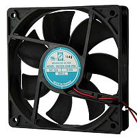 Orion Fans OD1225-48HBIP68 Axial DC Axial Fan, 120x120x25mm, 48VDC, 120CFM, 4.5W, 0.09A, 42dBA, Ball, Wire, IP68