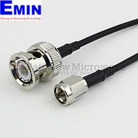 Fairview FMC0208174LF SMA Male to BNC Male Cable RG-174 Coax and RoHS