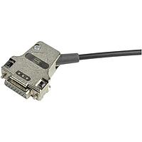 HARTING 09670150339 Two Piece Backshell DSUB TOP ENTRY MET HOOD 15 POLE