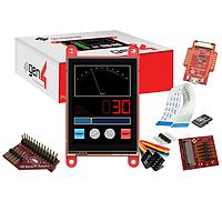 4D Systems SK-gen4-28PT-PI Display Development Tools Starter Kit for gen4-uLCD-28PT-PI with 4D Serial Pi Adaptor, 4D-UPA , 4GB Industrial microSD Card, 150 mm FFC Cable, 5-way female-to-female ribbon cable with male-to-male adaptor