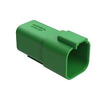 Amphenol SINE Systems AT04-6P-GRN Connectors A SERIES-AT-CONNECTORS