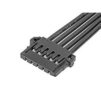 Molex 219656-2050 Discrete Wire Pico-Lock F-F OTS Cbl Assy SR 50mm Au 5Ckts Blk