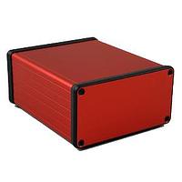 Hammond Manufacturing 1455N1201RD PC Board Alum w/Medal Ends 4.72x4.06x2.09" Red