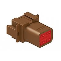 Amphenol SINE Systems AT04-08PD Connectors AT Series Receptacle 8 Way Key D