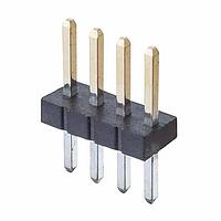 Harwin M50-3530442 Pin Strip 4 WAY SIL VERT PC TAIL P/HDR