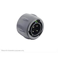 Eaton Souriau-Sunbank UTSX612E4P Plugs Plug, without backshell, with 4 male solder contacts, IP68/69K in unmated conditions