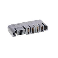 Molex 171090-8419 Board to Board & Mezzanine Connectors EXTreme Ten60Pwr RA Receptacle w/Guides 4 Split Pwr CKT 30 S CKT Press Fit Tail