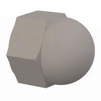 Essentra Components 0501024CNB Cap Cap Nut, #10-24 Thread, .400 Height