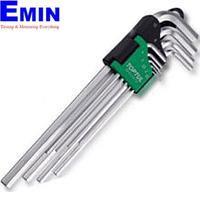 TOPTUL GAAL0912 9PCS Extra Long Type Hex Key Wrench Set