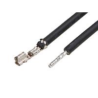 Molex 219677-1104 Pre-Crimped Lead Mini SPOX 2.5 F-S 300mm 26 AWG BK Sn