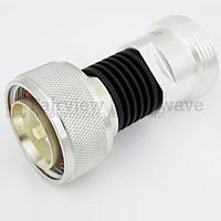 Fairview  SA0805-10 10 dB Fixed Attenuator 7/16 Male To 7/16 Female Up To 8 GHz Rated To 5 Watts With Black Aluminum Heatsink Body