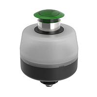 Banner Engineering OS80PMMG1XGQ Push Turn OS80 Operator Station: Push Button, Green; Momentary (Spring Return); 1-Color; Voltage: 12-30 V dc; Housing: Polycarbonate; IP40; Output: PNP 1 NO; Colors: Green; 5-pin M12 Integral QD