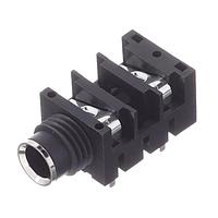 Amphenol Audio ACJM-HHDR Phone Connectors 1/4"Phone jack hor CHASSIS CONN PLSTC