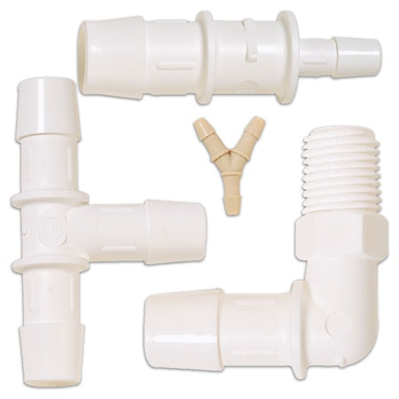 Industrial accessories used for tubing connection and flow system support