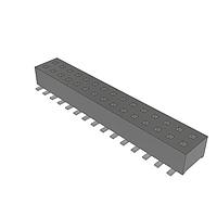 Samtec CLP-115-02-F-D-A Socket Low Profile Dual-Wipe Socket