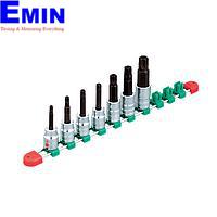 KTC TBT407TH T-type tamper-proof Torx bit socket set (1/2", 7pcs)