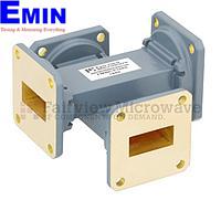 Fairview FMWCP1055 20 dB WR-90 Waveguide Crossguide Coupler With UG-39/U Square Cover Flange from 8.2 GHz to 12.4 GHz
