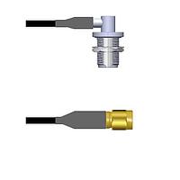 Amphenol Custom Cable Q-1S0690008060i RF Cable Assemblies N-RJB/SMA-SP RG58 60I
