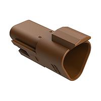 Amphenol SINE Systems AT04-3P-BRN 3-Way 5 Pin receptacle