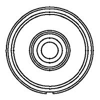 Mallory Sonalert PSR26N08AK Electromagnetic SPEAKER 520HZ 92DB 26X4.1 METAL STK