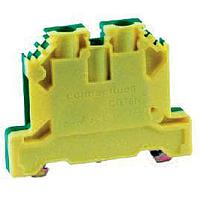 Altech CGT6N Ground Terminal Block Gnd block DIN 35mm 1in2out