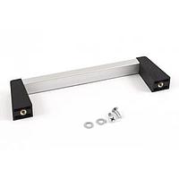 Hammond Manufacturing 1427MBC Handle Handle, 5.3" Centers 1.64"H, Clear/Black